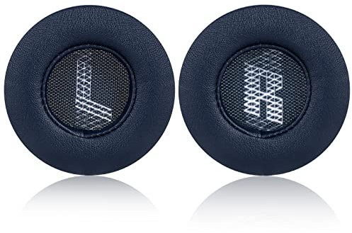 JECOBB Replacement Earpads for JBL E35 E35BLK E45 E45BT E45BTBLK On-Ear Headphones with Protein Leather & Memory Foam Ear Cushions (Blue)