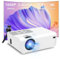 【Auto Keystone】Mini Projector,2025 Upgraded 13000L Portable Projector With WiFi 6 Bluetooth Full HD 1080P Outdoor Projectors Supported 4K,Theater Movie Proyector Compatible With Android/TV Stick/USB