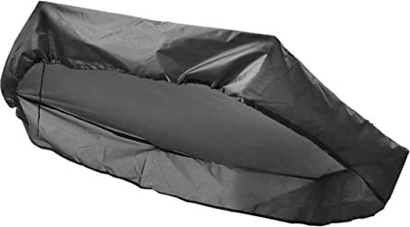 DOITOOL Sandkastenabdeckung Wetterfest 120x120cm Schwarz Oxford Gewebe Sonnenschutz Verschleißfest Umweltfreundlich Garten Spielplatz Pool Abdeckplane für Sandkasten Spielzeugschutz