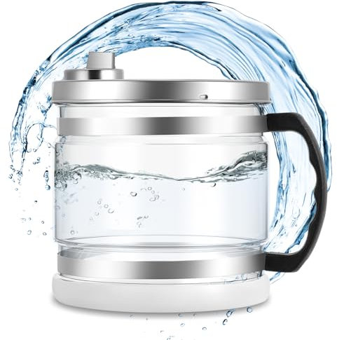 Hanchen 4l Glass Jugs for Water Distiller Portable Containers for Distiller Collecting Container for Distilled Water, 4l Glass Bottle Water Container Replacement Jugs for Table-Top Distillers