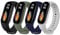Msksjer 4 Stück Armband kompatibel mit Xiaomi Mi Band 7/Mi Band 6/Mi Band 5 /Amazfit Band 5 für Damen Herren, Weiches Silikon Sport Armbänder für Mi Band 5/6/7, Schwarz/Grau/Marineblau/ArmeeGrün