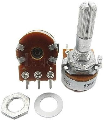 BIRGI 1p0cs/lot Förderung for ALPS 16 typ doppel Volumen Potentiometer A50K A100K 25MM Blumen Alpen Auf Lager (Size : 100K Ohm)