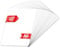 Primus Print Notizblöcke - 25er Set - A6 blanco- 80g Papier - Schreibblock, im Set erhältlich (25, blanco)