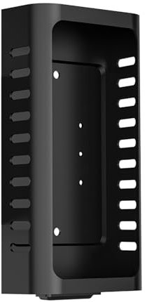 ThikK Metal Cover Bracket for Ring Video Doorbell 1/2/3/3 Plus/4/(2020 Release) Holder Anti-Theft Doorbell Mount with (Color : Black)