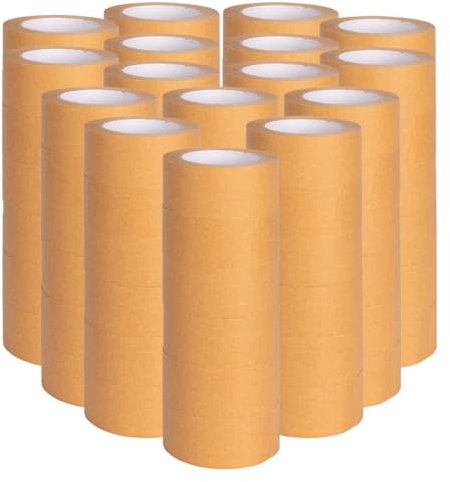 verpacking Paketklebeband [Ausführung, Farbe & Stückzahl wählbar] Klebeband umweltschonend Packband Verpackungsklebeband (96, Braun, Papier)