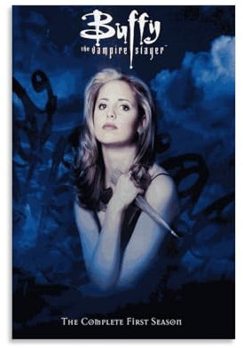 LUISAS Buffy The Vampire Slayer TV Poster Dekorative Malerei Leinwand Wandkunst Wohnzimmer Poster Schlafzimmer Malerei,Wandkunst Bilddruck Moderne Familienzimmer Dekor 12x18inch(30x45cm)