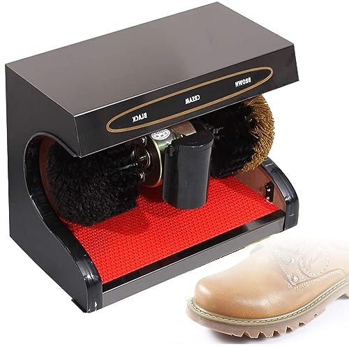 NVYAZJ Polisseuse à Induction Automatique, polisseuse à Chaussures électrique avec Panneau Composite à détection Automatique de 100 W, Plaque en Acier Inoxydable épaissie pour Hall d'entrée