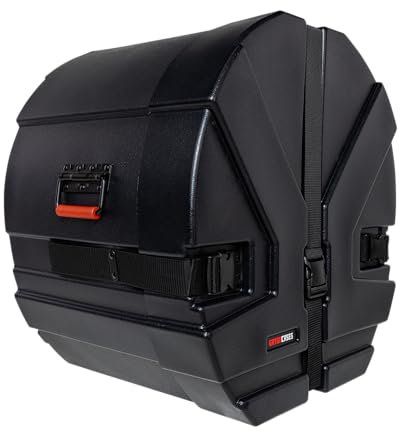 Gator Cases Grooves Roto Bass Drum Case 20''x14'', besonders strapazierfähig, langlebig, witterungsbeständig, schwarz (GPC2014BD)