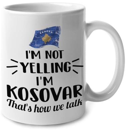 Kaffee Tasse Kosovo Teetasse Geschenkidee Tasse Personalisierte Kaffeepott 330Ml Für Arbeit, Büro, Chef