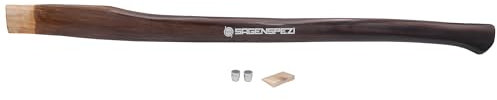 Sägenspezi 70 cm Stiel aus Hickory Holz Griff Ersatzstiel Forstaxt 1600 g Stielkopfmaß 27 x 62,5 mm