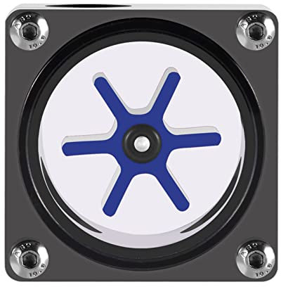 Mtlavishness Pc Reservoir Pc Case Water Cooling 7. 0×6. 0×5. 0 6 Impeller 3 Ways Meter Indicator For Pc Water Cooling System 4 Thread 3 Way Crossover