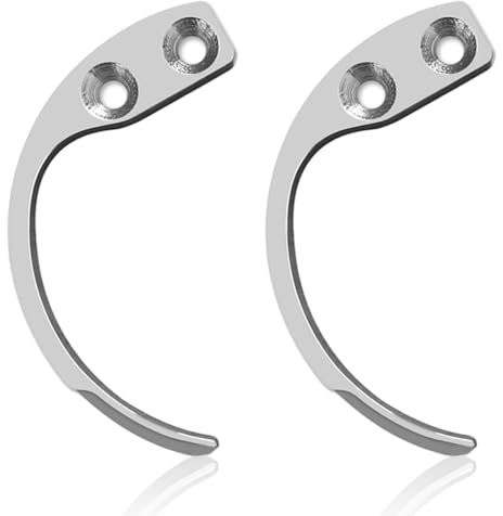 DLPRK 2 piezas Handheld Pin Opener, Hook, Lock, GARANTÍA DE POR VIDA, Llave Antirrobo con Desactivador de Etiquetas, Material Acero Inoxidable, Accesorio Tiendas Ropa