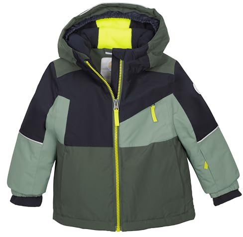 first instinct by killtec Niños Chaqueta de esquí/chaqueta funcional con capucha y protección contra la nieve FISW 42 MNS SKI JCKT, moos, 110/116, 43389-000