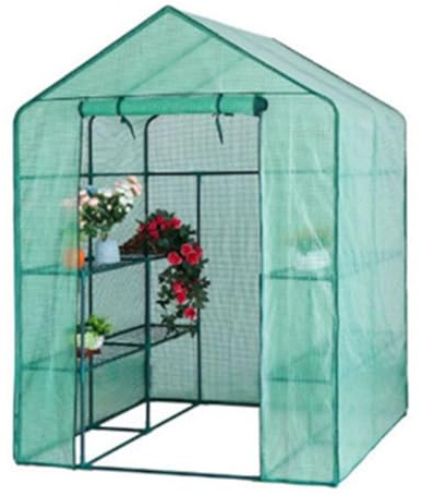 Générique - Funda de repuesto para invernadero, de PVC transparente e impermeable, tienda de jardín, invernadero, transparente, funda de repuesto para invernadero, 143 x 143 x 195 cm