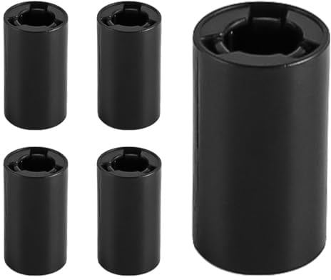 Ieron Battery Converter,Battery Adapter Case Battery Adapter Type AA to C Battery Spacer Adapter with AA Rechargeable Battery-Pack of 5