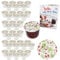 MamboCat 40er Set Sturzglas 230 ml mit Schraub-Deckel Wald-Erdbeere I Einmachgläser + to 82 Deckel mit Diamant-Zucker-Rezept I Vorratsgläser einkochen & konservieren