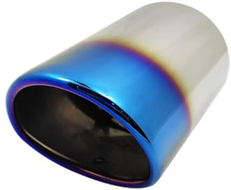 LGDONGFC Auto Auspuffblende für Audi Q5 2009 2010 2011 2012, Auspuffblenden Auto Endstück Kehle Edelstahl Auspuffrohr Schalldämpfer Verchromte Auto Zubehör