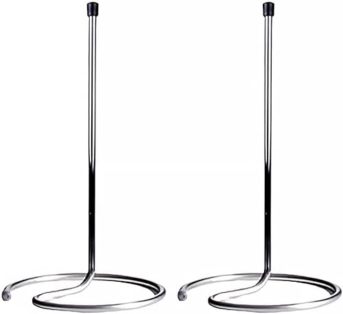 2pcs Wine Decanter Drying Stand with Silicone Mat,Bottle Drainer,Upside Down Wine Pourer Container Drying Stand