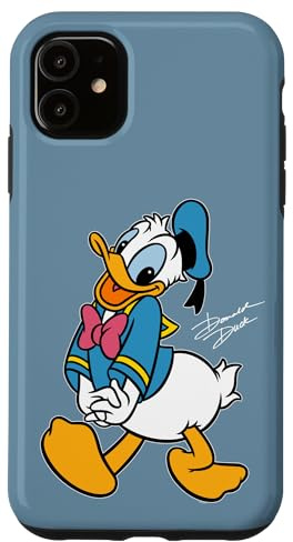 Disney Donald Duck Retro Character Silly Pose Trip Matching Case for iPhone 11