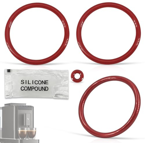 Dichtungsringe für Tchibo Esperto Pro Kaffeevollautomat - 4X Pflegeset Dichtungssatz Geeignet für Tchibo Esperto, Esperto2, Beko CEG, Grundig KVA 4830, Dichtung Kompatibel mit Smeg BCC Kaffeemaschine