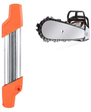 Affilacatene Manuale Per Motosega Strumento 2 In 1 Dispositivo Portatile Per Affilare Catene Di Motoseghe Adatto Per Motoseghe Con Passo Da 3/8 Di Pollice