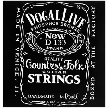 Dogal D133B Akustikgitarren-Overall FOLK PHOSPHOR Bronze 11/50