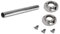 Wardrobe Rail Round Chrome Hanging Rail 800MM Free END Supports & Screw