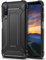 Coolden Samsung Galaxy A7 2018 Hülle, Premium [Armor Serie] Outdoor Stoßfest Schutzhülle Tough Silikon TPU + PC Bumper Cover Doppelschichter Handyhülle für Samsung Galaxy A7 2018 Smartphone - Schwarz