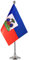 GentleGirl Haiti-Flagge, Haitianische Flagge, Tischflagge, Büroflagge, internationale Weltlandflaggen, Banner, Festival, Veranstaltungen, Feier, Bürodekoration, Schreibtisch, Heimdekoration