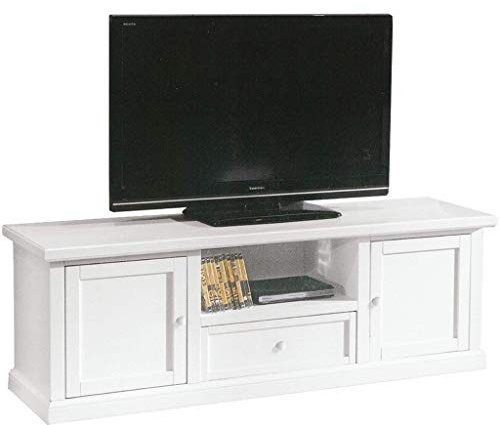 milani home - Mobile Porta Tv In Legno Massello 45x160x56