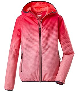 Killtec Mädchen Lyse Grls Jckt A Funktionsjacke/Regenjacke mit Kapuze, packbar
