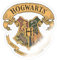 Spreadshirt Harry Potter Hogwarts Wappen Sticker, max. 10 x 10 cm, 10 x 10 cm, Transparent glänzend