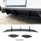 Für Golf 6 GTI 2010-2013 ABS-Material Heckstoßstange Diffusor, Hecklippe Diffusor Schutz Untere Stoßstange Lip Spoiler Body Kit