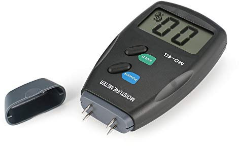 Humidimètre numérique pour bois, bois de chauffage, carton, papier, bois, détecteur de teneur en eau, plage de 5 % à 40 %