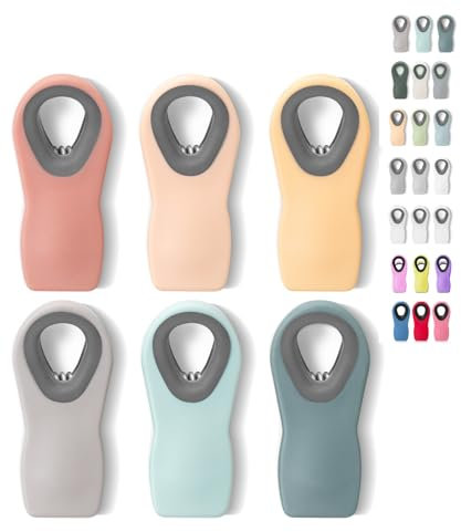 Mr. Pen Magnetic Chip Clips, 6-Pack Muted Morandi Food Bag Clips for Kitchen