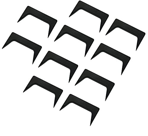 UPTTHOW 10 Stück Pinch Dogs 5,1 cm Holzklemmen, quadratische Rückseite, konische Beine, Holzbearbeitung, geklebte Platte, Tischhocker, Plankenkanten, Pfostenmontage, Klemmwerkzeuge, 5,1 cm