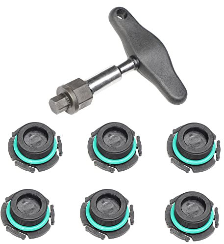 DPTOOL Ölablassschraube Verschlussschraube Ölwanne mit O-Ring-Dichtung kompatibel BMW N20 N26 Motor X1 X3 2/3/4/5 Serie Hinterradantriebsmodelle 11137605018