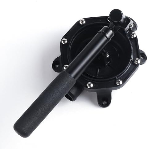 Fuworance 720 GPH Marine Manual Hand Bilge Waste Water Transfer Pump Self Priming Pump Yacht Boat Stainless Steel Black