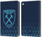 Head Case Designs Offizielle West Ham United FC Third 2023/24 Wappen-Set Leder Brieftaschen Handyhülle Hülle Huelle kompatibel mit Apple iPad Air 2 (2014)