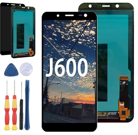 Yuxyiony Nouvel écran de remplacement pour Samsung Galaxy J6 J600 2018 J600Y J600F LCD Display Repair Screen and Replacement Tool Accessories