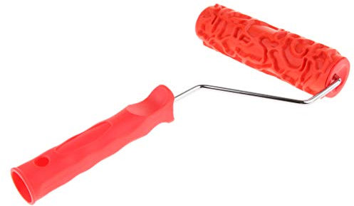 Sharplace Verschiedene Geprägte Muster Malerrolle mit Kunststoffgriff Bürstenwerkzeug 7 , Stil 12