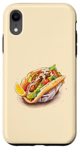 Hülle für iPhone XR Gyro Food Lover Einzigartige Zeichnung Vintage Männer Frauen