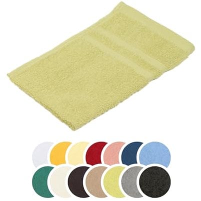 liebling Gästetuch, 100% Baumwolle, Serie Borkum, 30 x 50 cm, 60 Grad waschbar, trocknergeeignet, Farbe: Limone