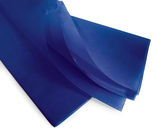 GOOD STUFF Packung mit 10 Bögen aus blauem Seidenpapier, Größe 66 x 50,8 cm, ideal für Geschenkverpackungen, zum Basteln und Basteln (blau)