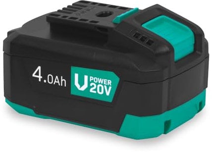 VONROC Batterie 20V - 4.0Ah - Port USB-C bidirectionnel - Batterie et powerbank en Un - Compatible avec Power Delivery (PD) - protégée par la Protection électronique des cellules.