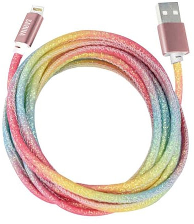 Sarina MFi Certified iPhone USB to Lightning Cable – Lightning & Type-C iPhone Charger Cord with 4FT, 6FT, 10FT Lengths - Compatible with All iPhone, iPad Models - Available in Multiple Style & Colors