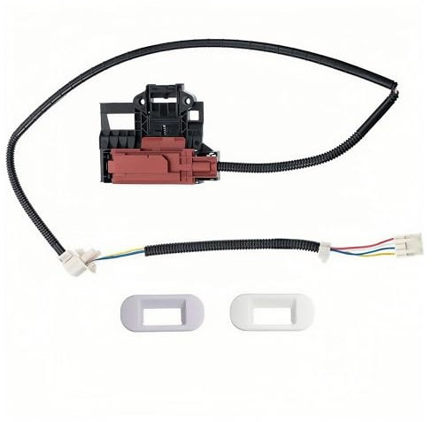 LGFMN Compatible con Whirlpool, Interruptor de pestillo de Bloqueo de Tapa W10404050 (Interruptor de 4 Cables), Lavadora W10238287 AP5263307 PS3497627