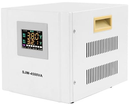 YOIUTRGDK Stabilizzatore di Tensione 380V trifase ad Alta precisione regolatore Automatico Adatto for elettrodomestici instabili(4500VA)