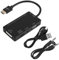 Mtlavishness CableDeconn HDMI à DVI 4K / VGA/HDMI 4K / Audio 4-en-1 Câble convertisseur d'adaptateur pour PC/Téléphone