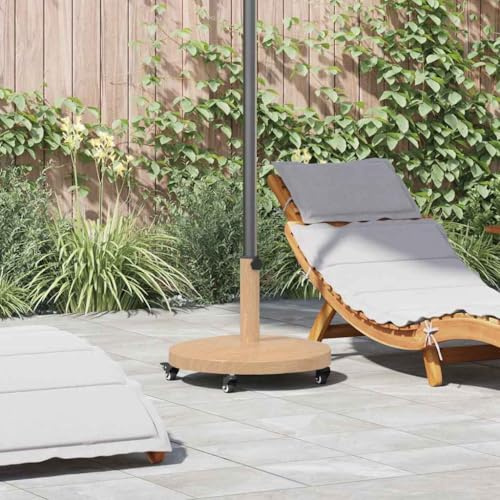 Lumanois Base para sombrilla Madera Clara 48 x 48 x 32 cm,Artículos de Exterior,Accesorios para sombrillas,Bases para sombrillas,26.7kg-42010014